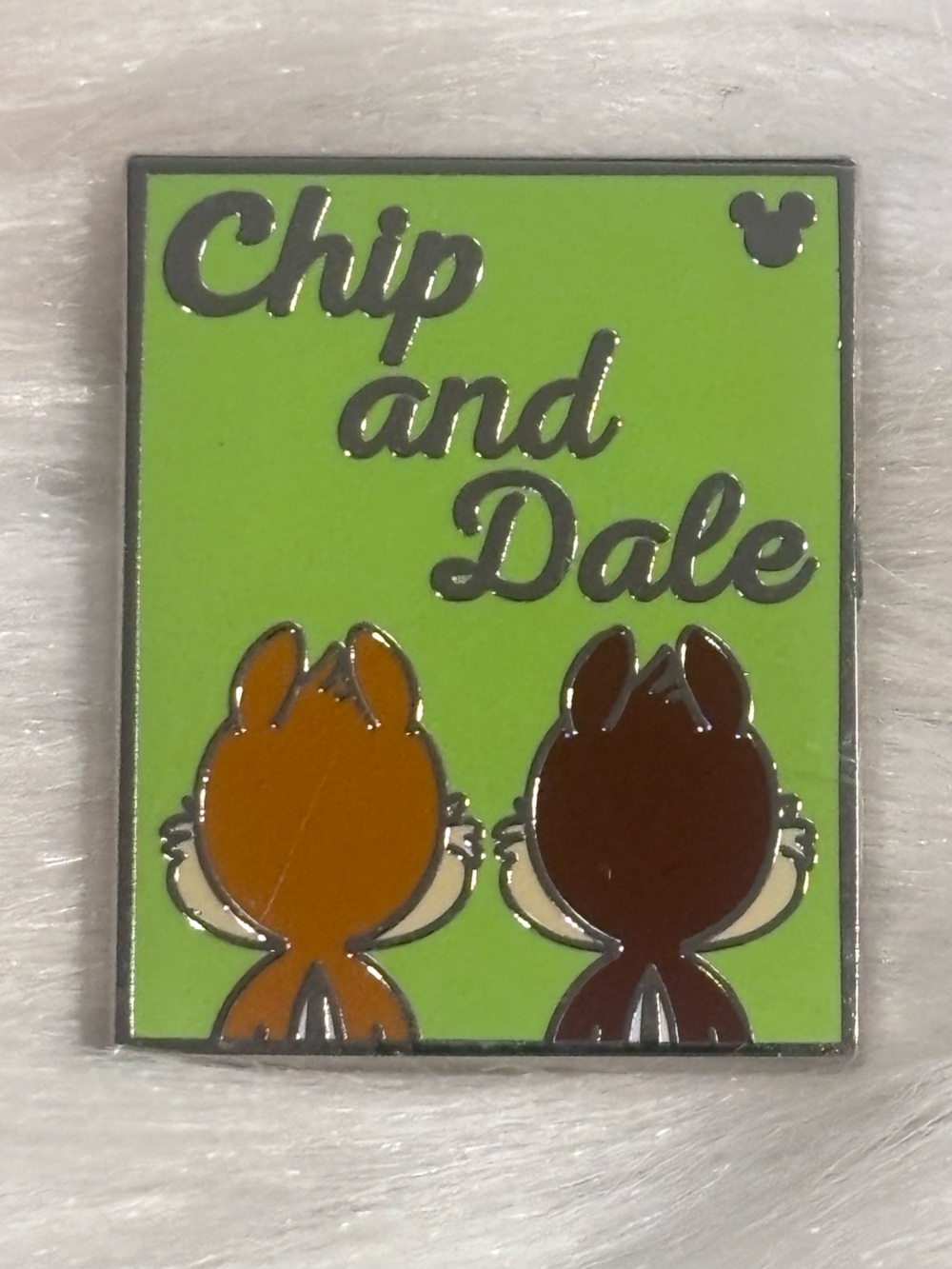 DLR Chip Dale Got Your Back Side Poster 2018 Hidden Mickey Disney Pin 130037